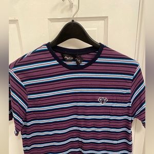 Stripe Purple Shirt Small